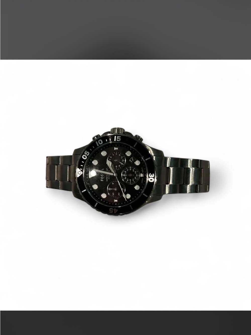 Black Pearson Stainless Steel Watch